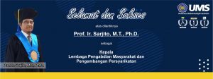 Read more about the article LPMPP-UMS Lembaga baru yang mengelola kegiatan Pengabdian Masyarakat